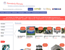Tablet Screenshot of ferreteriaflorida.com